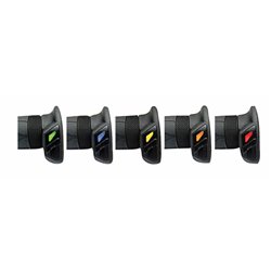 PUÑOS CALEFACTABLES KOSO HG-13 120 MM, CON INTERRUPTOR DE PULGAR INTEGRADO