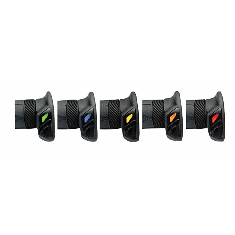 PUÑOS CALEFACTABLES KOSO HG-13 120 MM, CON INTERRUPTOR DE PULGAR INTEGRADO
