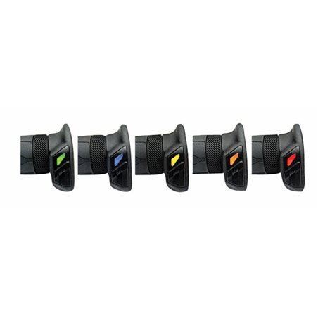 PUÑOS CALEFACTABLES KOSO HG-13 120 MM, CON INTERRUPTOR DE PULGAR INTEGRADO