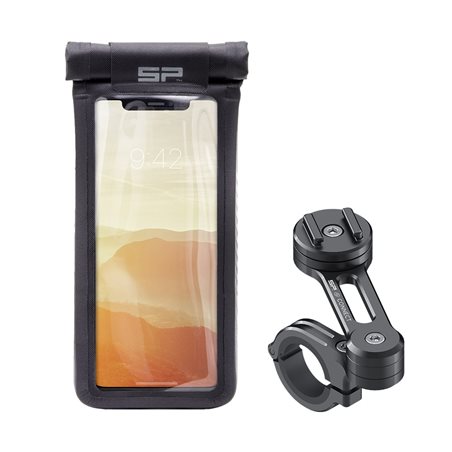 KIT SP CONNECT MOTO BUNDLE UNIVERSAL PHONE CASE NEGRA M