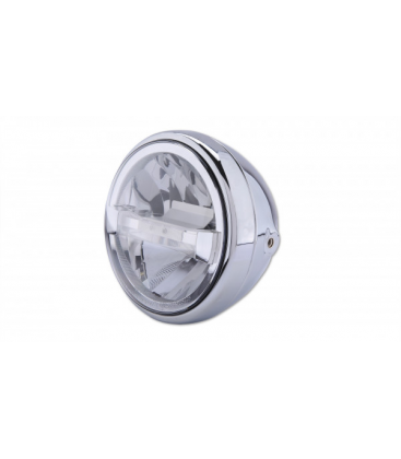 HIGHSIDER HIGHSIDER 7 INCH LED HEADLIGHT RENO TYPE 4, CHROME