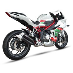 BENELLI BJ 300 GS-C - BN 302 R L3XB SLIP ON - DUAL HYPERLOW BLACK XL