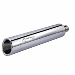 BMW R 18 HC2-66C SLIP ON (LEFT MUFFLER) - IRONHEAD ROUND CHROME