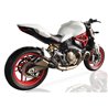 DUCATI M 821 MONSTER 14-16 X55SP SLIP ON - DOUBLE SLASHED CONE XTREM