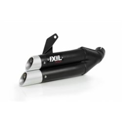 HONDA CBR 250 R 11-14 L3XB SLIP ON - DUAL HYPERLOW BLACK XL