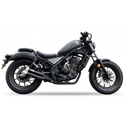 HONDA REBEL CMX 500 L3XB SLIP ON - DUAL HYPERLOW BLACK XL