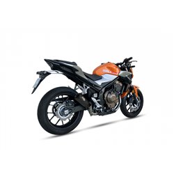 HONDA CB 500 X 19-20 (PC64) RB SLIP ON - RACE XTREM BLACK