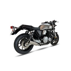 HONDA CB 1100 EX - RS 16-20 (SC78) HC1-3S SLIP ON (LEFT MUFFLER) - IRONHEAD ROUND MATT INOX