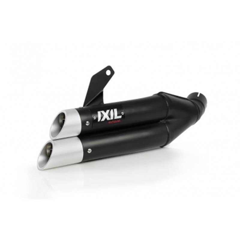 HYOSUNG GD 250 EXIV L3XB SLIP ON - DUAL HYPERLOW BLACK XL HYOSUNG GD 250 EXIV L3XB SLIP ON - DUAL HYPERLOW BLACK XL