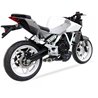 HYOSUNG GD 250 EXIV L3XB SLIP ON - DUAL HYPERLOW BLACK XL