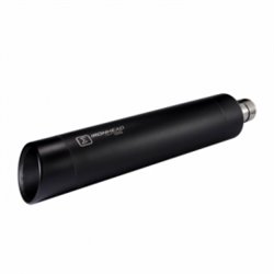 INDIAN CHIEF DARK HORSE 15-20 HC2-1B SLIP ON (LEFT MUFFLER) - IRONHEAD ROUND BLACK