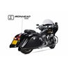 INDIAN CHIEFTAIN 15-20 HC2-1B SLIP ON (LEFT MUFFLER) - IRONHEAD ROUND BLACK