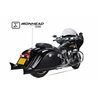 INDIAN CHIEFTAIN 15-20 HC2-1B SLIP ON (LEFT MUFFLER) - IRONHEAD ROUND BLACK