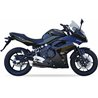 KAWASAKI VERSYS 650 06-14 (LE650A C D E) L3XB SLIP ON - DUAL HYPERLOW BLACK XL