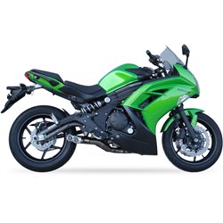 KAWASAKI VERSYS 650 15-21 (LE650E F) L3XB FULL SYSTEM - DUAL HYPERLOW BLACK XL