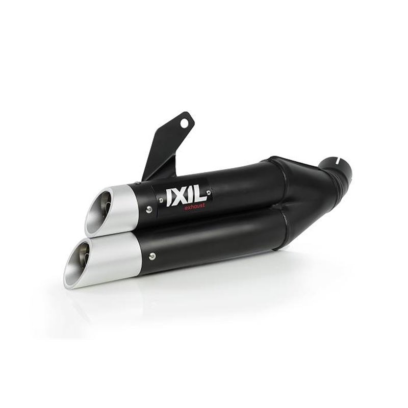 KTM RC 390 15-16 L3XB SLIP ON - DUAL HYPERLOW BLACK XL KTM RC 390 15-16 L3XB SLIP ON - DUAL HYPERLOW BLACK XL