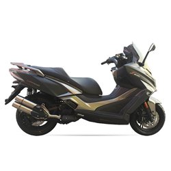 KYMCO XCITING 400 L5X SLIP ON - DUAL HYPERLOW XXL