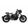MOTO GUZZI V7 II OVC11SB SLIP ON (LEFT MUFFLER) - IRONHEAD CONICAL BLACK INOX