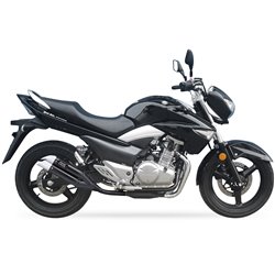 SUZUKI INAZUMA GW 250 12-15 L3XB SLIP ON - DUAL HYPERLOW BLACK XL