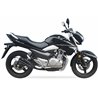 SUZUKI INAZUMA GW 250 12-15 L3XB SLIP ON - DUAL HYPERLOW BLACK XL