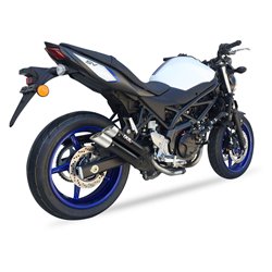 SUZUKI SV 650 X 16-21 (WCX1) L3XB SLIP ON - DUAL HYPERLOW BLACK XL