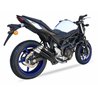 SUZUKI SV 650 X 16-21 (WCX1) L3XB SLIP ON - DUAL HYPERLOW BLACK XL