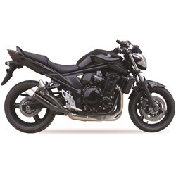 SUZUKI GSF 650 N - S BANDIT 07-15 (WVCZ) L3XB SLIP ON - DUAL HYPERLOW BLACK XL