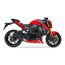 SUZUKI GSR 750 11-16 (C5) L3XB SLIP ON - DUAL HYPERLOW BLACK XL