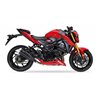 SUZUKI GSR 750 11-16 (C5) L3XB SLIP ON - DUAL HYPERLOW BLACK XL
