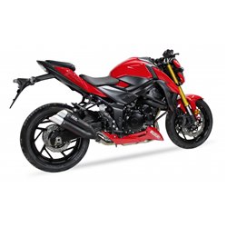 SUZUKI GSR 750 11-16 (C5) L3XB SLIP ON - DUAL HYPERLOW BLACK XL