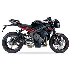 TRIUMPH STREET TRIPLE 675 / 765 17-20 RB SLIP ON - RACE XTREM BLACK