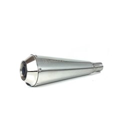 TRIUMPH BONNEVILLE - T100  865 OVC11SS SLIP ON (RIGHT MUFFLER) - IRONHEAD CONICAL MATT INOX