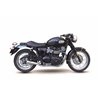 TRIUMPH BONNEVILLE - T100  865 OVC11SS SLIP ON (RIGHT MUFFLER) - IRONHEAD CONICAL MATT INOX