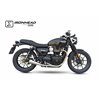 TRIUMPH STREET TWIN 16-20 (DP01) OVC11SS SLIP ON (RIGHT MUFFLER) - IRONHEAD CONICAL MATT INOX