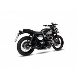 TRIUMPH STREET SCRAMBLER 900 17-20 RB FULL SYSTEM - RACE XTREM BLACK