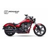 VICTORY VEGAS - HAMMER 06-16 HC1-2B SLIP ON (LOWER MUFFLER) - IRONHEAD ROUND BLACK