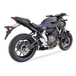 YAMAHA TRACER 700 17-19 (RM14 RM15) L3XB FULL SYSTEM - DUAL HYPERLOW BLACK XL