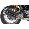 zz ACCESORIES IRONHEAD END CAPS CAP SLASHED END CAP (CHROME)