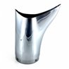 zz ACCESORIES IRONHEAD END CAPS CAP FISHTAIL END CAP (CHROME)