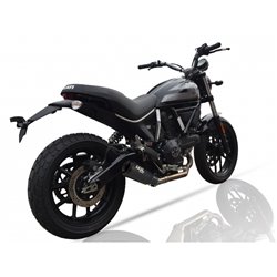 DUCATI SCRAMBLER 400 (KA) RB SLIP ON - RACE XTREM BLACK