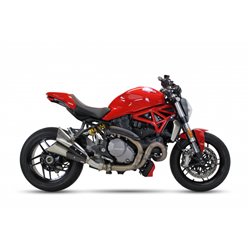 DUCATI M 1200 MONSTER 17-20 (MA - MB) X55SPB SLIP ON - DOUBLE SLASHED CONE XTREM BLACK