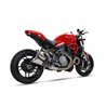 DUCATI M 1200 MONSTER 17-20 (MA - MB) X55SPB SLIP ON - DOUBLE SLASHED CONE XTREM BLACK