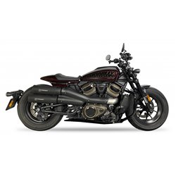 H-D SPORTSTER S 1250 2021-2023 (RA1) HC2-2B SLIP ON - IRONHEAD ROUND BLACK