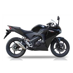 HONDA CBR 125 R 11-15 (JC50) L2X SLIP ON - DUAL HYPERLOW