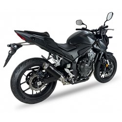 HONDA CB 500 F 19-20 (PC63) RC3B SLIP ON - SPORT XTREM BLACK