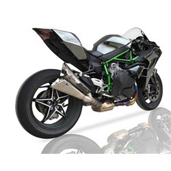 KAWASAKI NINJA H2 15-20 (ZXT00N ZXT00X ZXT02J) X55SP SLIP ON - DOUBLE SLASHED CONE XTREM