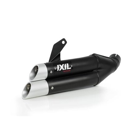 KTM RC 390 15-16 (KTM IS RC) L3XB SLIP ON - DUAL HYPERLOW BLACK XL