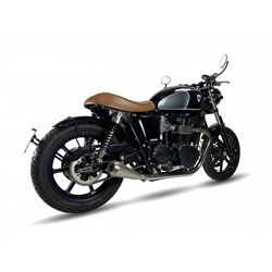 TRIUMPH SPEED TWIN 1200 21-23 (DD04) OVC11SS SLIP ON (RIGHT MUFFLER) - IRONHEAD CONICAL MATT INOX