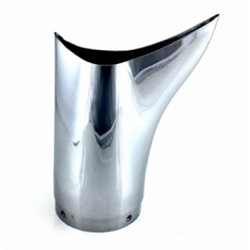 ACCESORIES IRONHEAD END CAPS CAP FISHTAIL END CAP (CHROME)