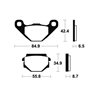 APRILIA 125 SX E4 2018 - 2020 PASTILLAS FRENO TRASERAS ORGÁNICAS